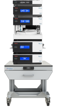 Height adjustable 60x80cm table with Thermo Fisher Scientific UltiMate 3000 HPLC System