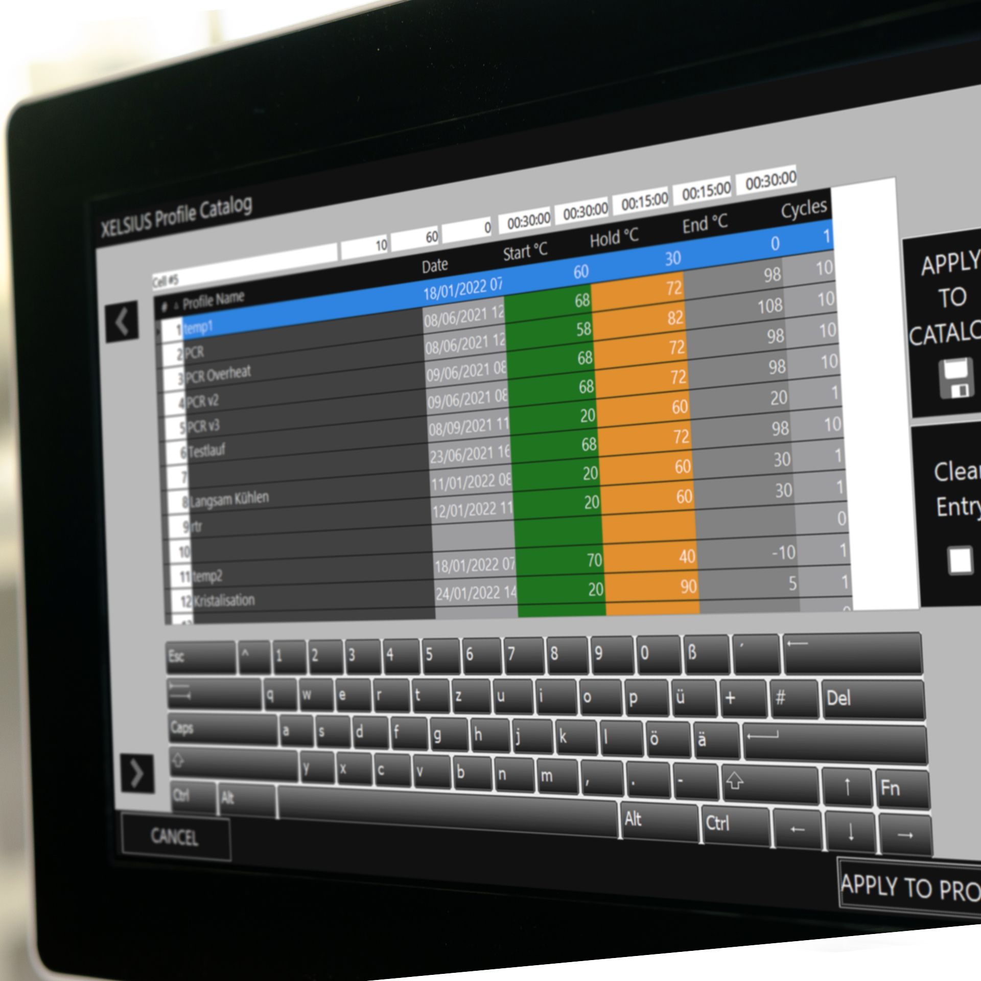 Create, save, load and export