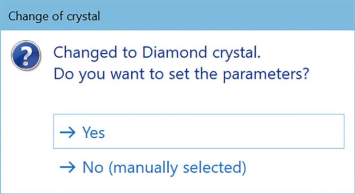   iQX automatically recognizes accessory 